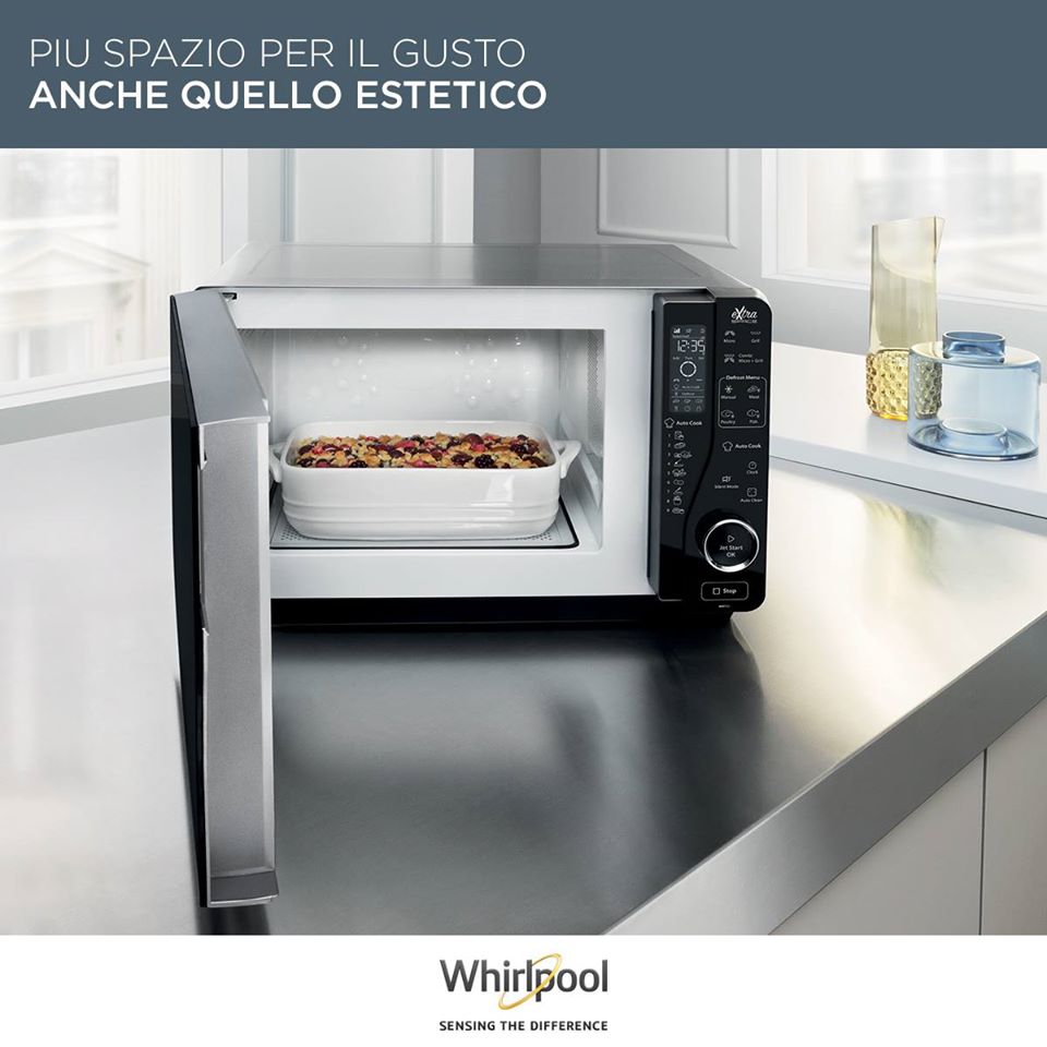 Whirlpool, i forni a microonde Supreme Chef ed ExtraSpace - Sapori News 