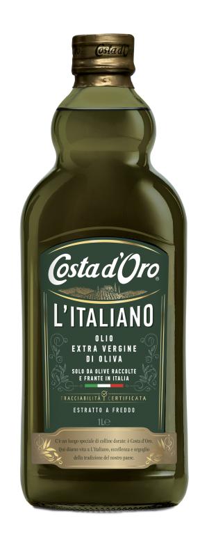 Olio extravergine di oliva: “L’Italiano” Costa d'Oro 100% made in Italy - Sapori News 