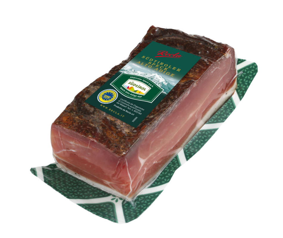 Speck Alto Adige IGP di Recla, il trancio che libera la tua creatività in cucina!