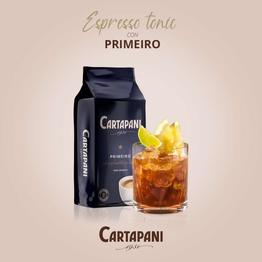 Espresso Tonic con Primeiro Cartapani, lo squisito long drink al caffè