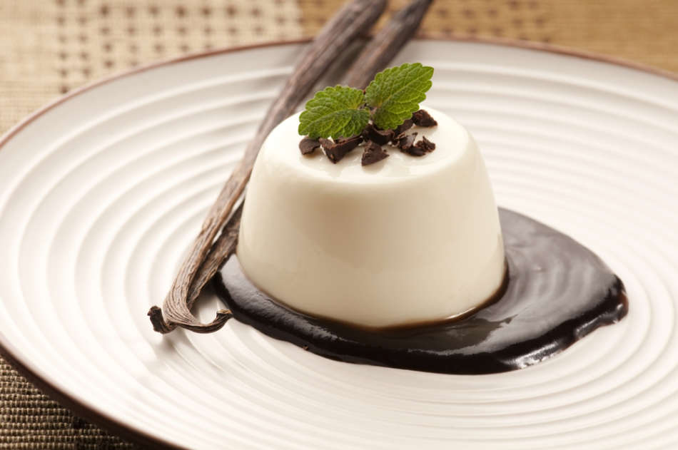 Panna cotta al cioccolato