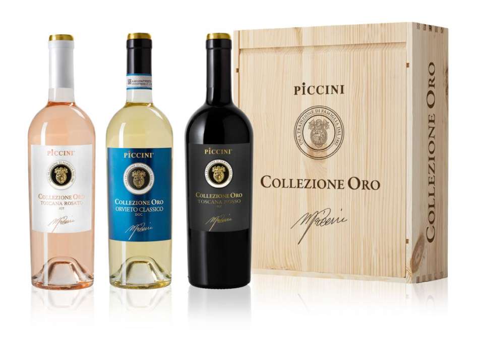 Vini Piccini, la Collezione Oro da il benvenuto a tre nuove specialità