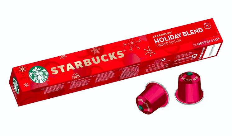Starbucks: pack natalizio per le nuove varietà holiday blend e toffee nut latte - Sapori News 