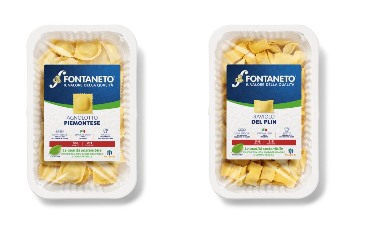 Pastificio Fontaneto: pack compostabili per ravioli e agnolotti - Sapori News 
