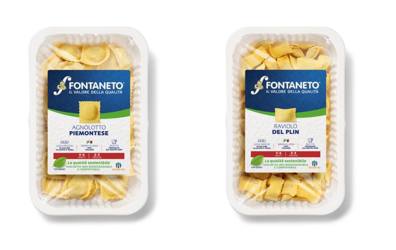 Pastificio Fontaneto: pack compostabili per ravioli e agnolotti - Sapori News 