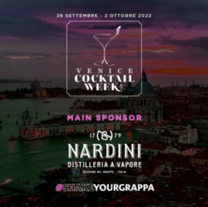 Distilleria Nardini main sponsor della Venice Cocktail Week