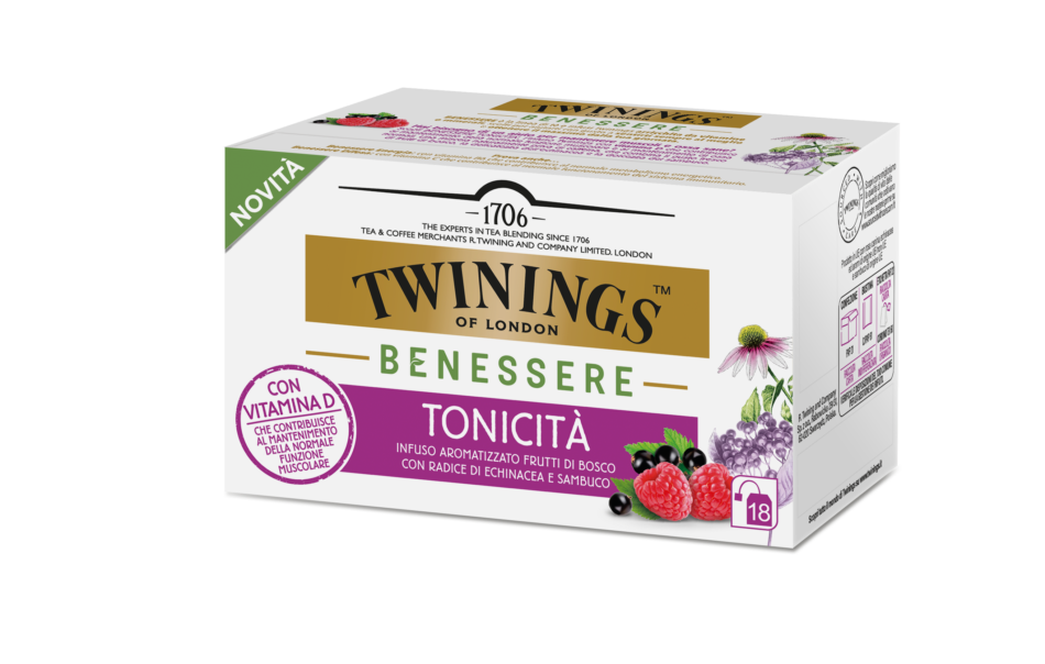 Twinings: Benessere Tonicità, le tisane perfette per un fisico tonico - Sapori News 