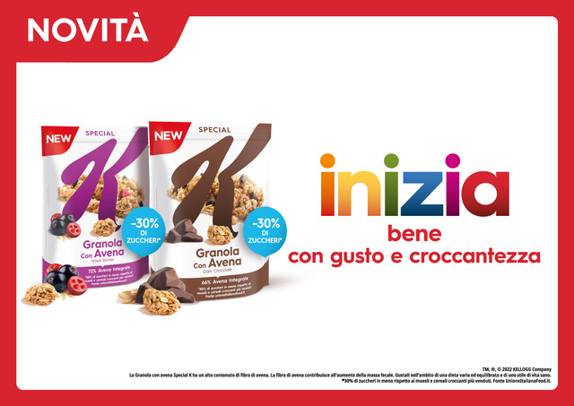Novità Kellogg: la nuova Special K Granola - Sapori News 