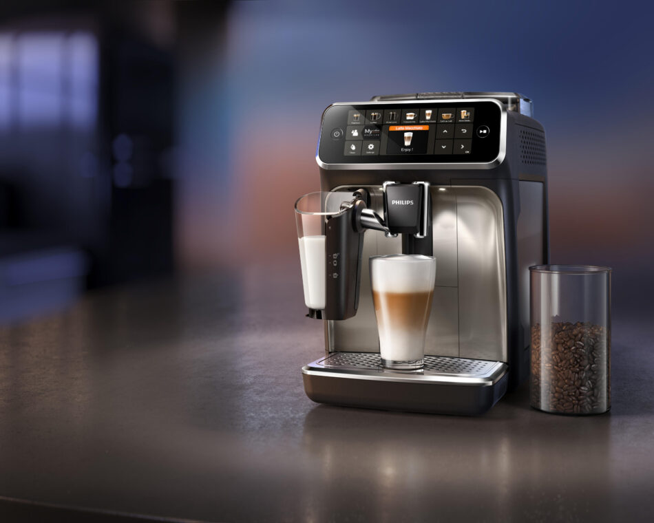 PHILIPS: ecco la nuova macchina da caffè automatica Serie 5400 LatteGo