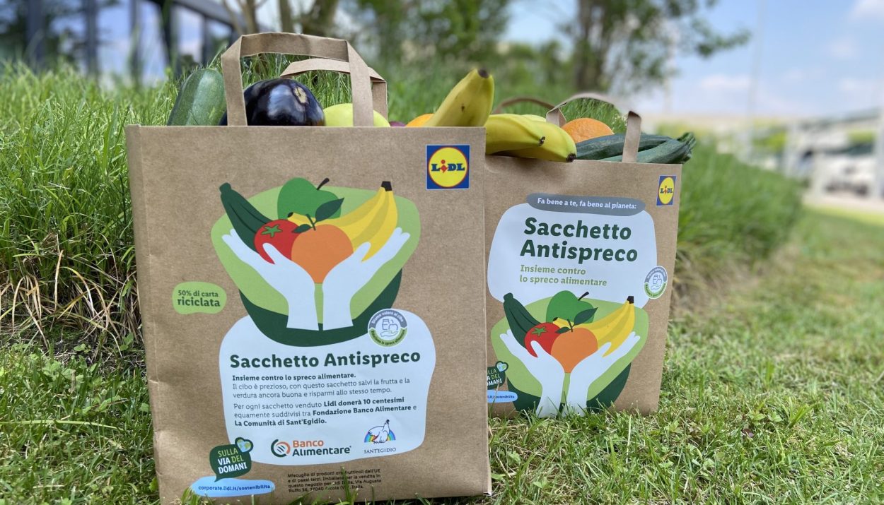LIDL ITALIA: il Sacchetto Antispreco aiuta i bisognosi