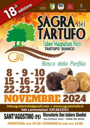 Sant’Agostino (FE), festeggia il tartufo 8/24 novembre Fuoriporta