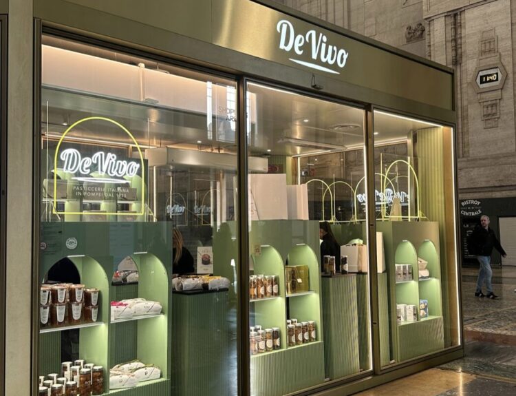 Pasticceria De Vivo : apertura del pop-up natalizio in Stazione Centrale a Milano