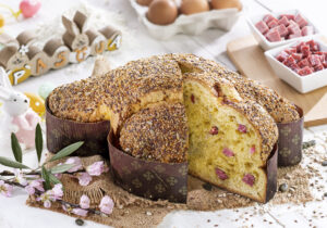 Colomba salata con salumi Citterio e Ziva, lievitata naturalmente con ingredienti italiani per un’esperienza pasquale innovativa