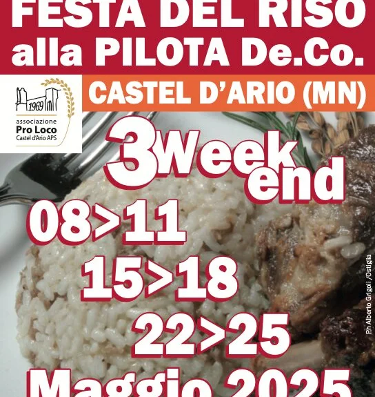 Castel d’Ario (MN), è Festa del riso alla pilota – 8-25 maggio Fuoriporta