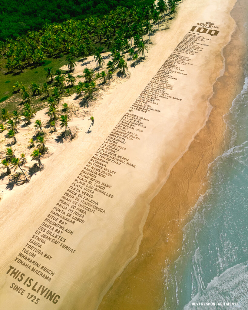 Corona celebra 100 anni con le spiagge più belle del mondo - Sapori News 
