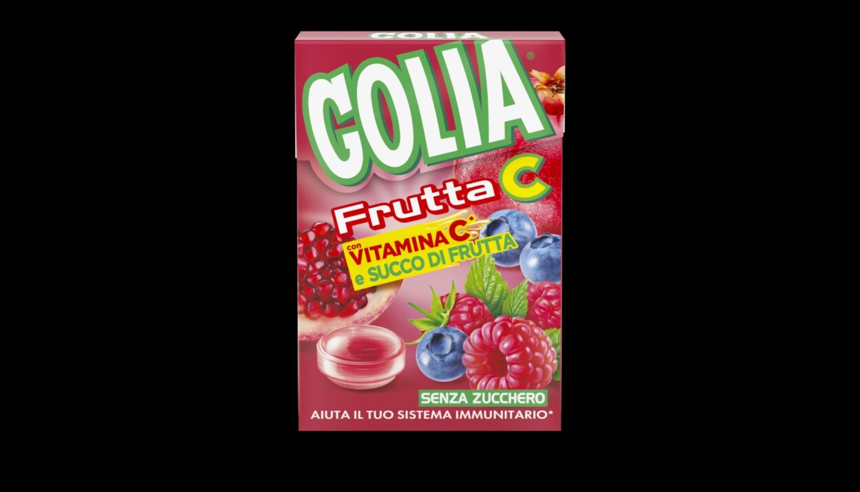 Golia si prepara a stupire con le nuove caramelle Golia Frutta C senza zuccheri. Molto salutistiche, sono già disponibili.