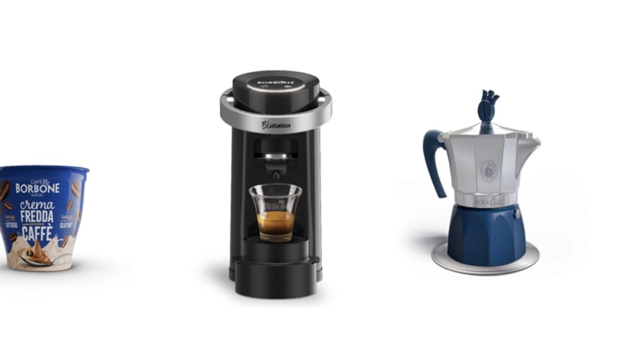 Le novità estate 2025 di Caffè Borbone uniscono gusto, design e praticità con crema fredda, moka a cialde e macchine eleganti