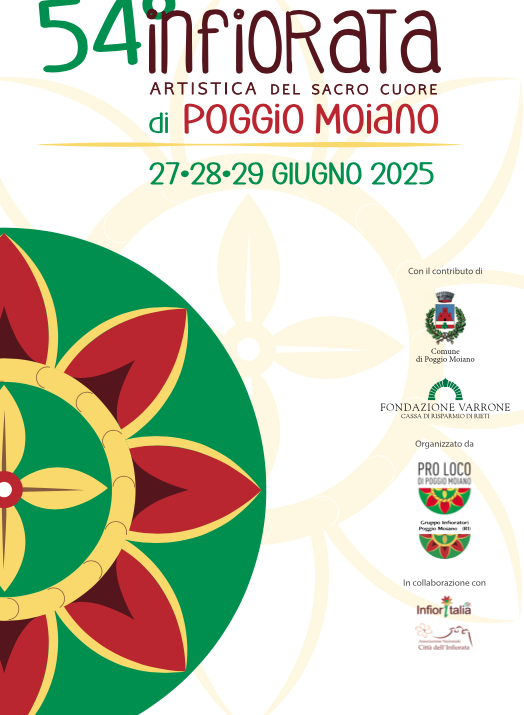 Poggio Moiano (RI), è infiorata dal 27 al 29 giugno