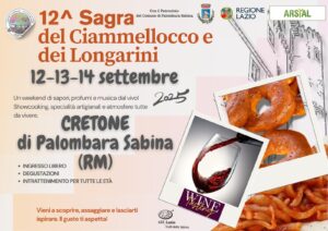 Cretone è festa con ciammellocco e longarini fa festa il 12-13-14 settembre - FUORIPORTA