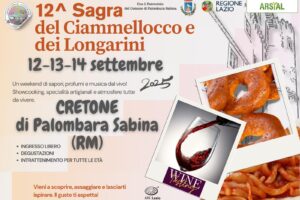Cretone è festa con ciammellocco e longarini fa festa il 12-13-14 sett - Fuoriporta