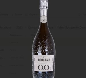 Il marchio Brilla! amplia la sua offerta presentando il suo primo vino spumante gassificato dealcolato bianco.1