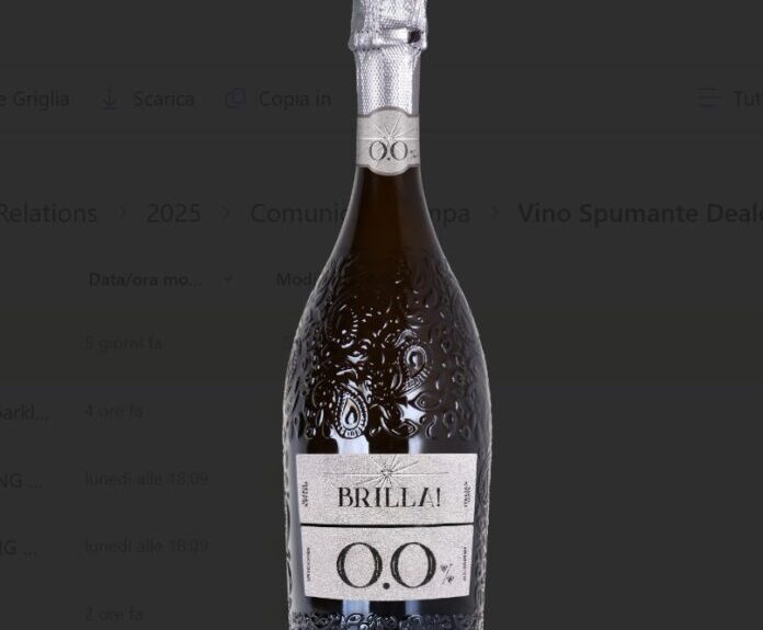 Il marchio Brilla! amplia la sua offerta presentando il suo primo vino spumante gassificato dealcolato bianco.1