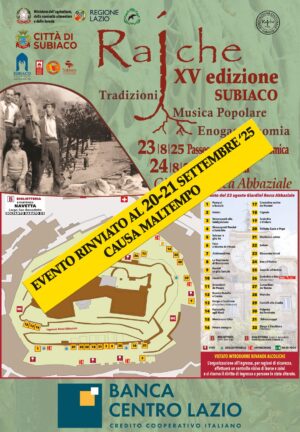 Subiaco, “Rajche” si veste d’autunno: il 20 e 21 settembre la 15ª edizione profuma di tradizione (e di cucina) - Fuoriporta
