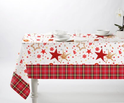 Fotomontaggio-Tovaglia-2025-CLAUS-419x350 Natale in tavola