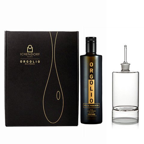 Orgolio + Ichendorf unisce olio toscano IGP e vetro d'autore in set eleganti, ideali come regalo raffinato. Da gennaio 2026. - Saporinews