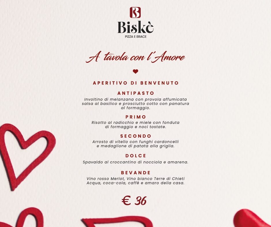 biske-valentino Da Biske’ a Roma il San Valentino tra gusto e tradizione