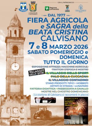 Fiera agricola e sagra della beata Cristina a Calvisano – 7/8 marzo - Fuoriporta