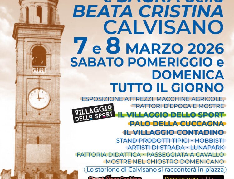 Fiera agricola e sagra della beata Cristina a Calvisano – 7/8 marzo