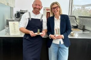 Alfio Ghezzi e Giovanna Flor all'evento Dadocrema Bauer