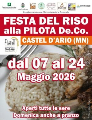 Castel d’Ario (MN), Festa del riso alla pilota – 7/24 mag Fuoriporta