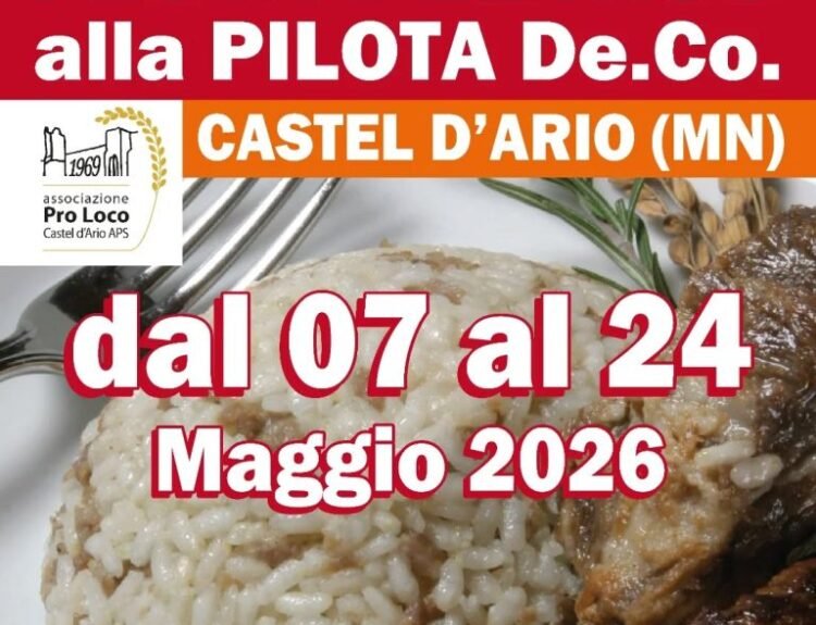 Castel d’Ario (MN), Festa del riso alla pilota – 7/24 mag Fuoriporta
