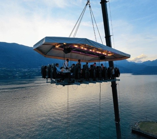 saporinews Dinner in the sky
