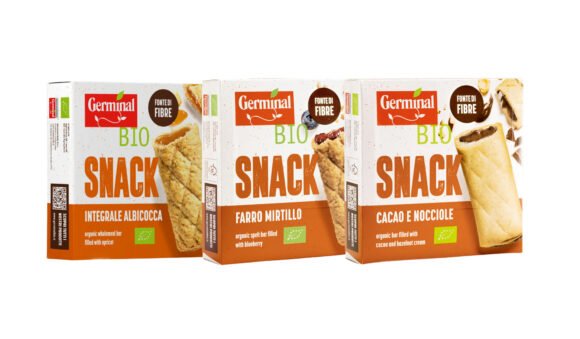 Nuovi-Snack-Germinal-Bio-580x339 Germinal Bio cavalca la tendenza snack con un occhio alla salute