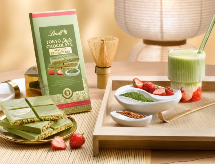 Cioccolato giapponese Lindt Tokyo Style Chocolate: nuova tavoletta al matcha e riso tostato in anteprima a Milano