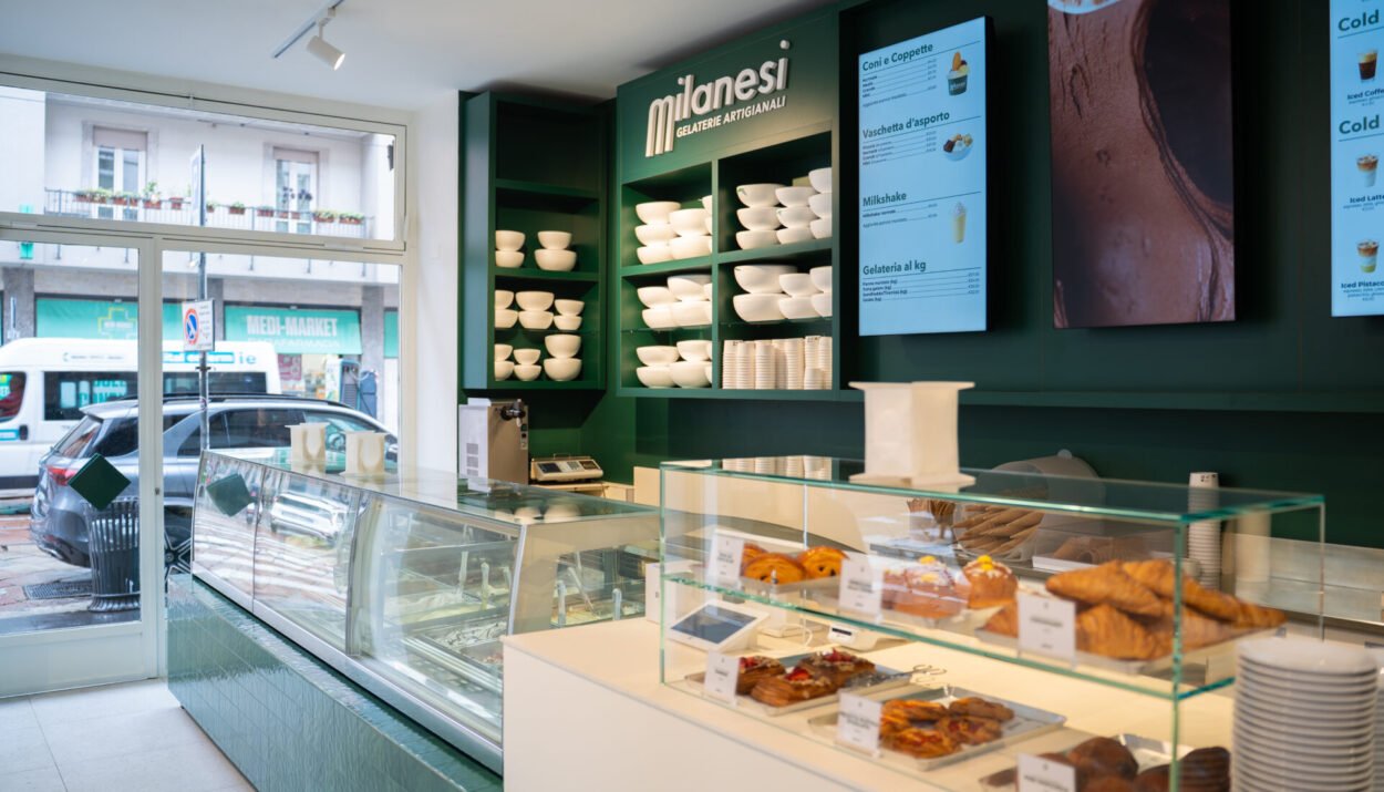 Milanesi Gelaterie Artigianali inaugura il nuovo spazio a Milano