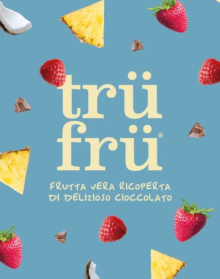 Trü Frü arriva in Italia, una nuovo concetto di snack