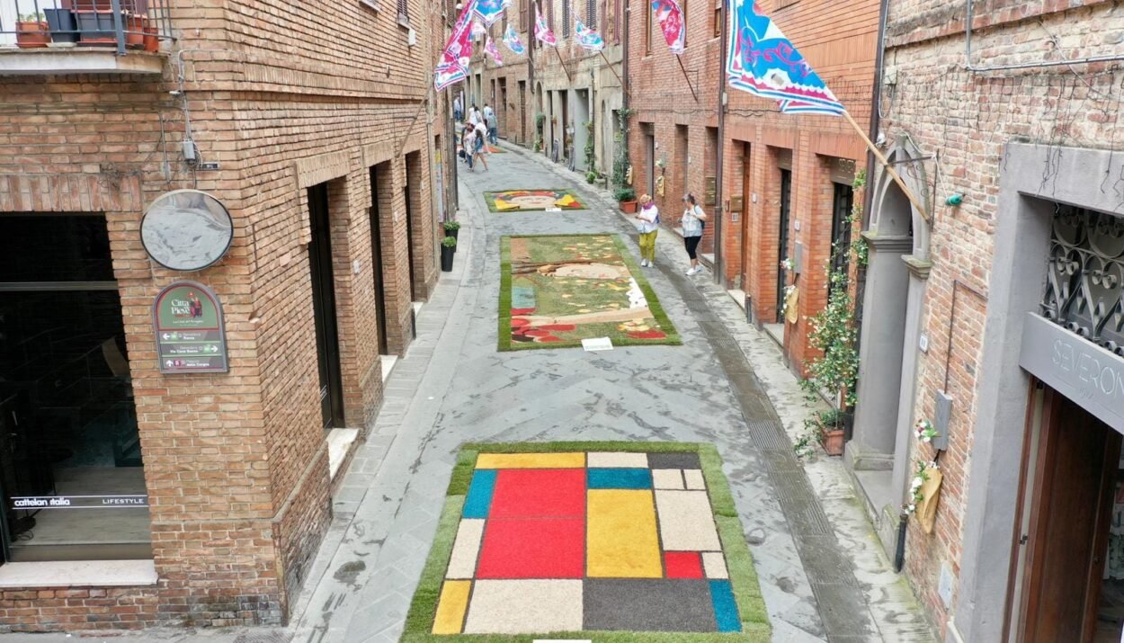Città della Pieve si prepara all’Infiorata: fiori, sapori e tradizione nel cuore dell’Umbria - 20/21 giu