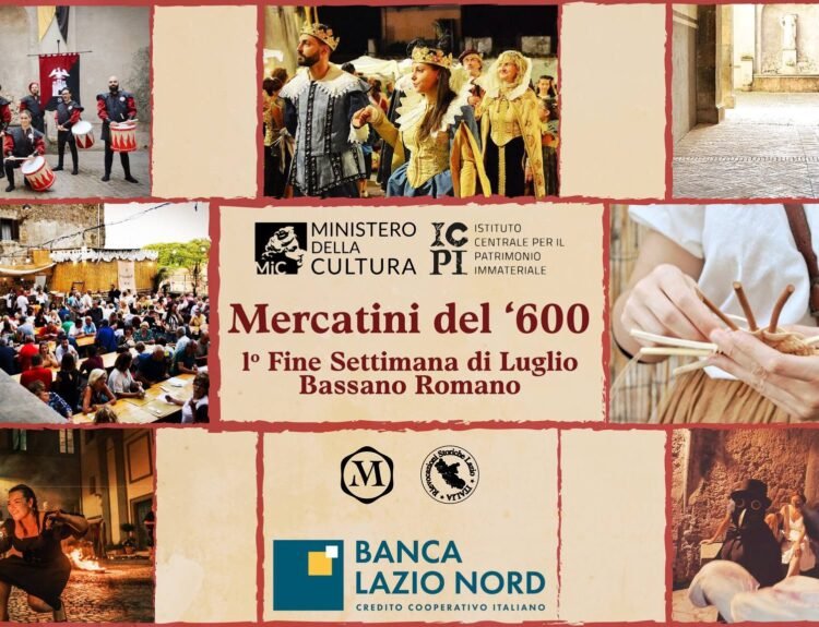 Mercatini del ‘600 a Bassano Romano 3-5 luglio