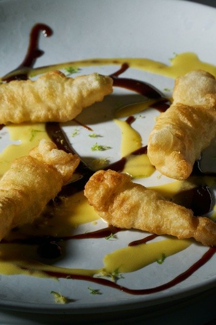 Sogliola-in-tempura Neptura presenta il menù estivo con rombo e sogliola firmato da Miguel Vidal