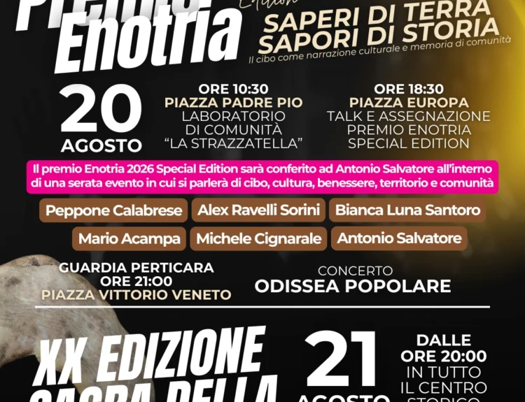 Guardia Perticara (PZ), è Sagra della Strazzatella – 20/21 ago
