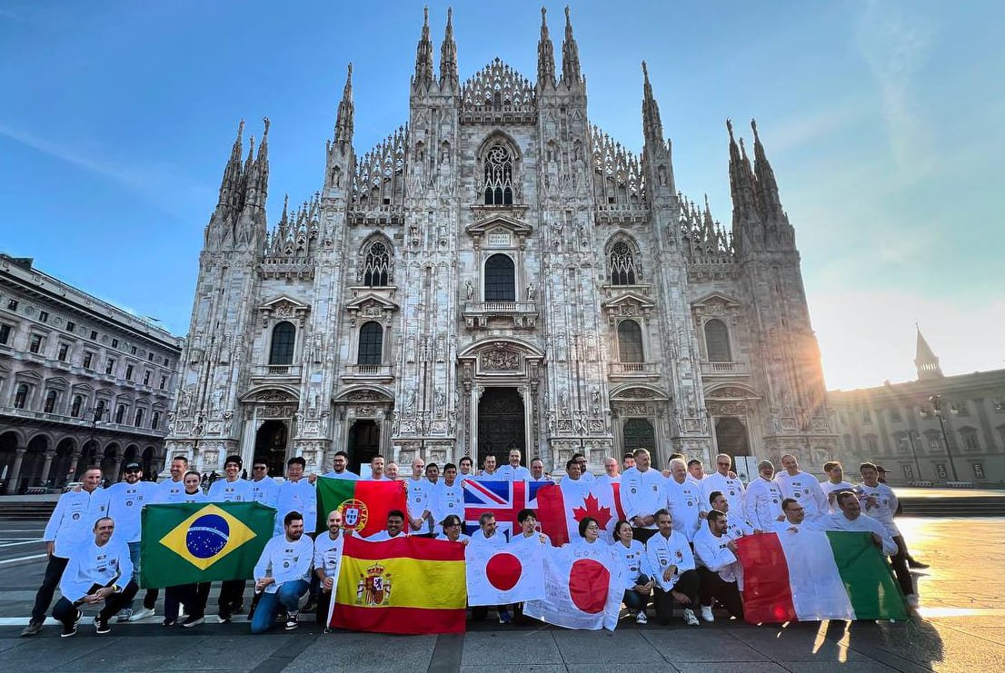 Gruppo_7DUOMO-BANDIERE_2024_ Coppa del Mondo del Panettone 2026: finale a Milano il 7 e 8 novembre