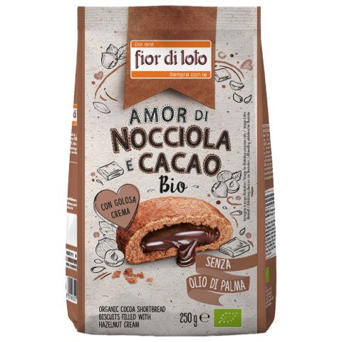 Amor-di-Nocciola-e-cacao-low Fior di Loto, arrivano i nuovi biscotti Amor di: due ripieni irresistibili