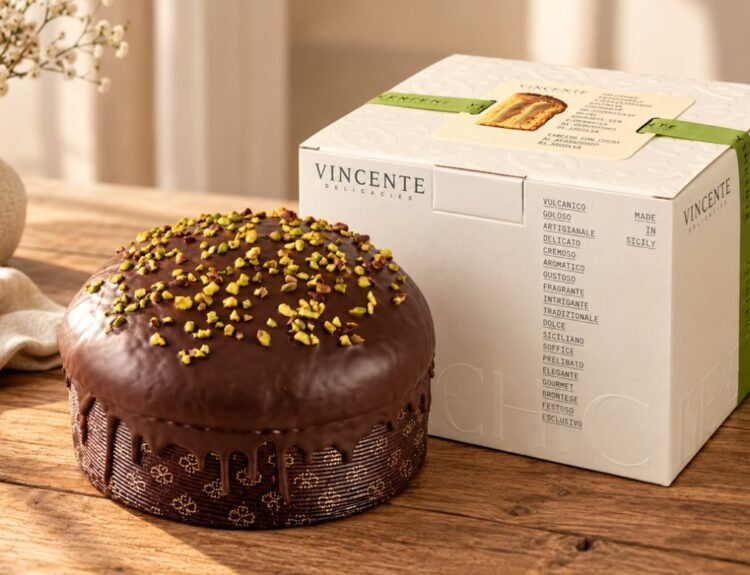 Panettone al pistacchio Vincente Delicacies